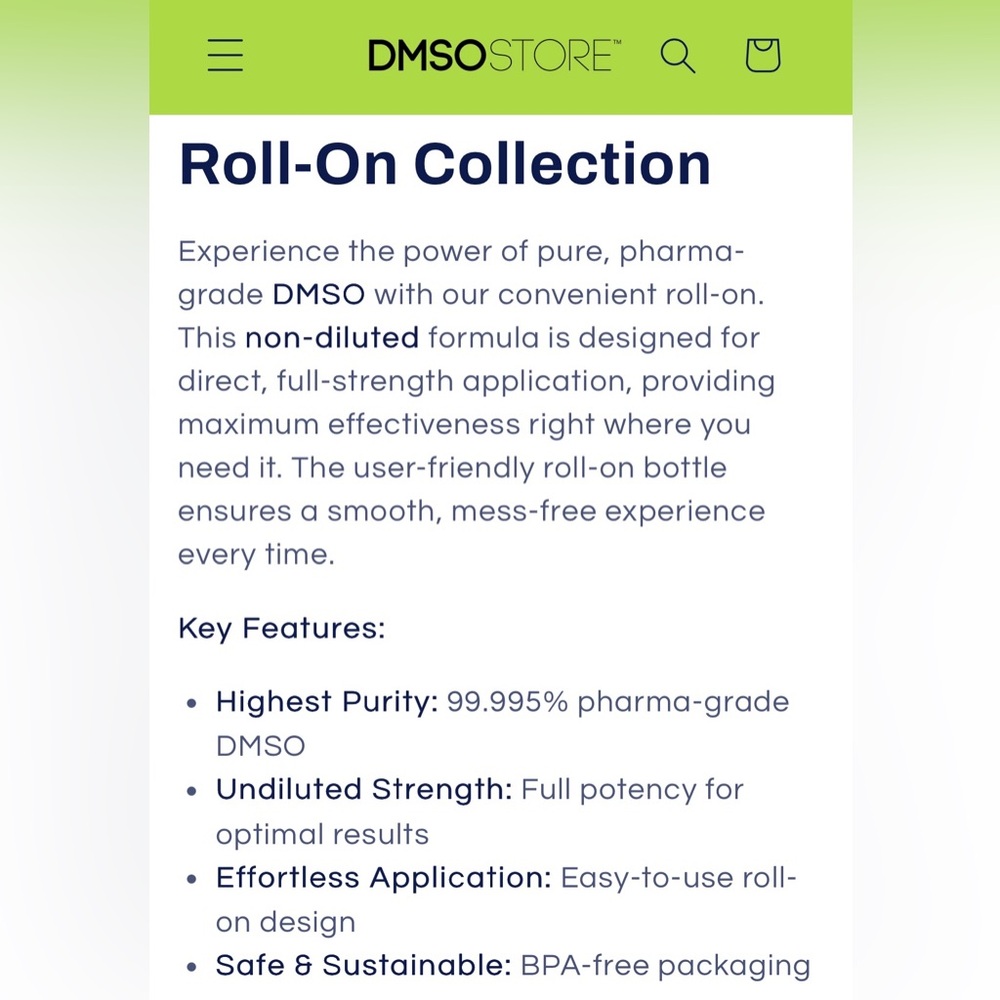 DMSO. Non-diluted dimethyl sulfoxide - Picture 2 of 2